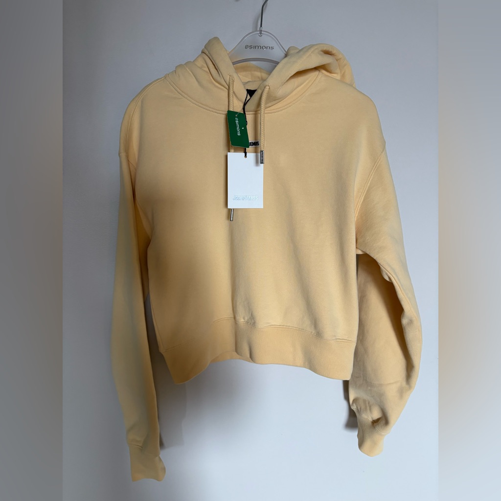 Nwt- Jacquemus Women's Yellow Hoodie Xsmall